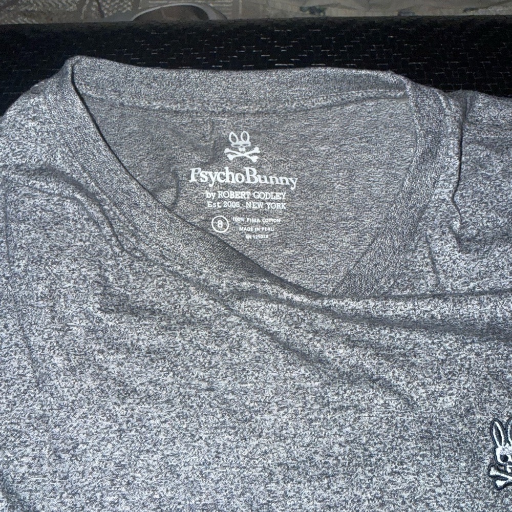 Psycho Bunny Heather Gray Tee